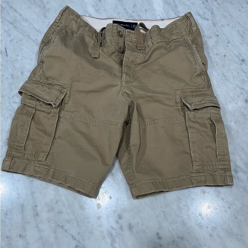 Abercrombie & Fitch Khaki Cargo Shorts
